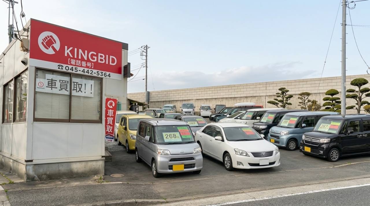 店舗と展示車両